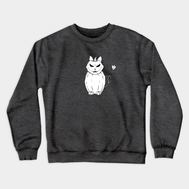 Cat-o'-lantern Crewneck Sweatshirt by MercilessKitten